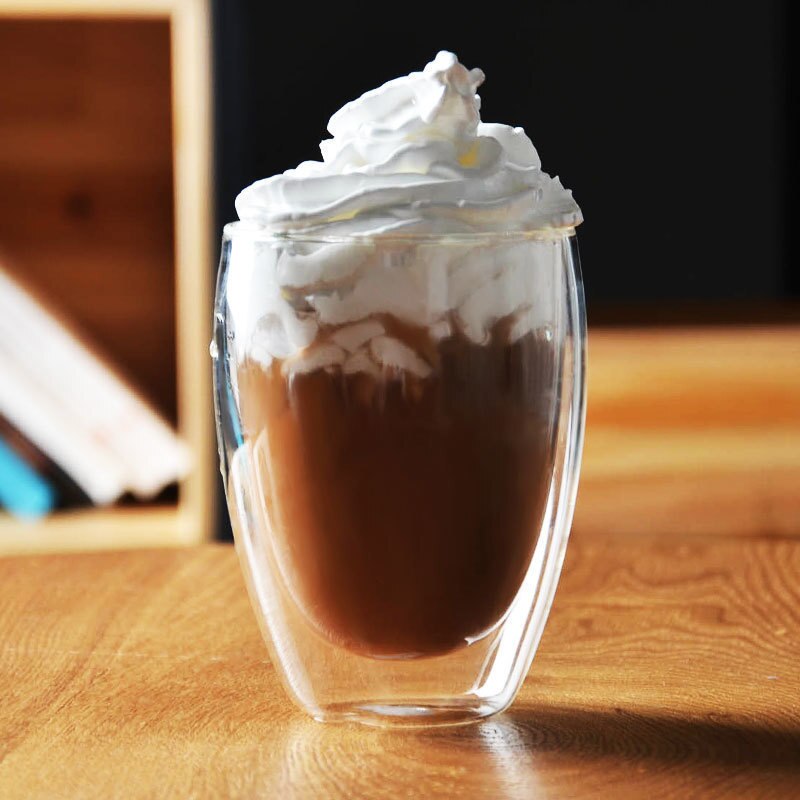 Cafe Koffie Mok Bodum Double Wall Anti Broeien Warmte Isolatie Ontbijt Melk Cup Thee Drinken Glazen Drinkware