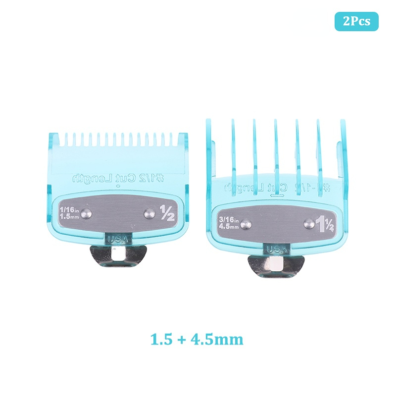 1Set 2/8/10Pcs Universal Hair Clipper Guards For Hair Clippers Barber Accessories Trimmer Attachment Limit Combs: Orange