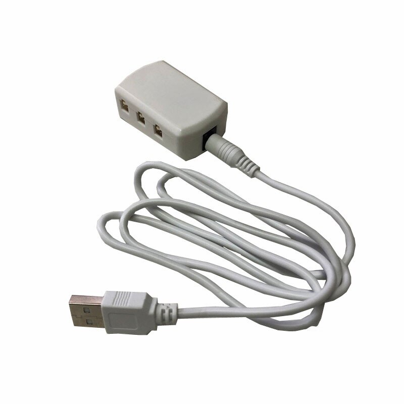 HO Scale LED Light USB Wiring Set 6 Output Ports Lighting System Connect Sand Table Railway Model Accessories