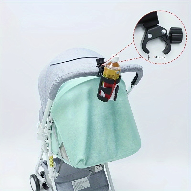 1 st plastic fietsbekerhouder, kinderwagenaccessoires, universele 360 graden roterende drankfleshouder