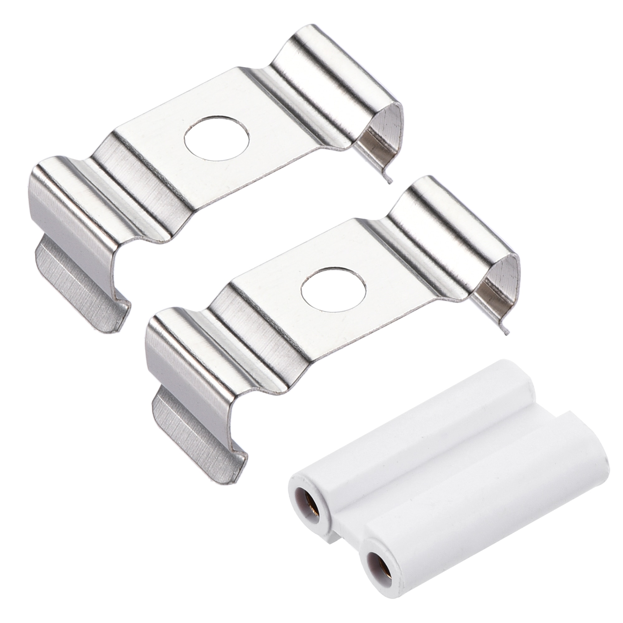 Uxcell T4 Clips Beugel Led Tl-buis Houder Met 2 Pin Connectors