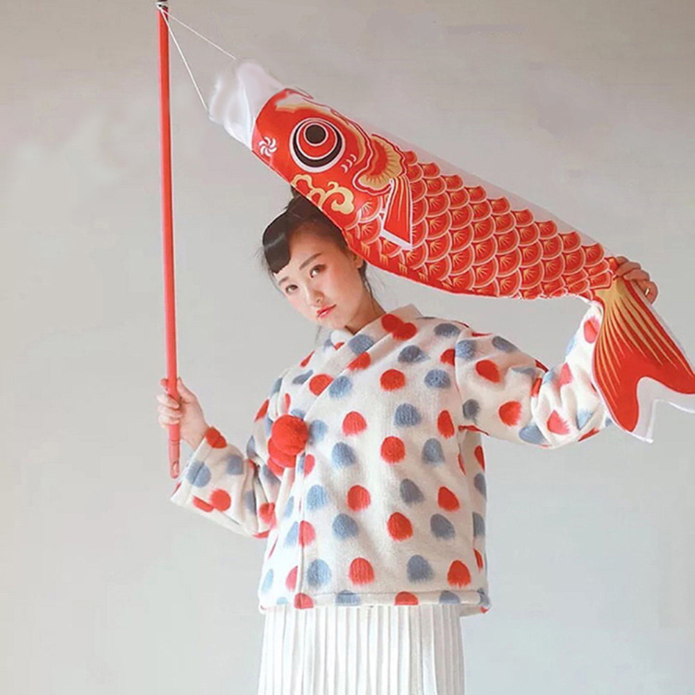 Fumetto di Pesce Vento Calzino Bandiera Colorate In Stile Giapponese Manica A Vento Carpa mini Koinobori Regali di Pesce Vento Streamer Festa A Casa Decorazioni