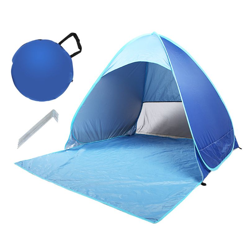 N0ha verbesserte strandzelte, uv-schutz, wasserdicht, leicht, strandsonnensegel, cabana-strandzelte für 2-3 personen: Default Title