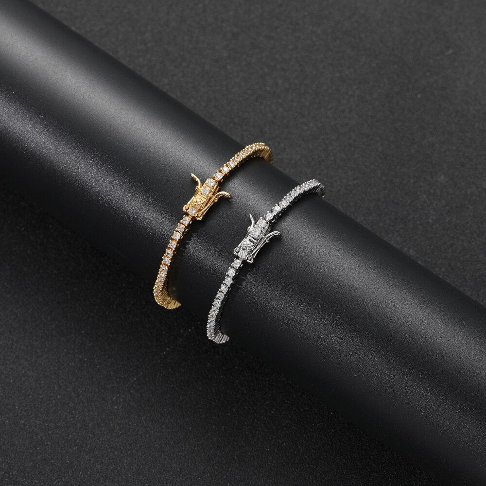 4mm Bling vereist aus Tennis Armbinde 7 zoll 8 zoll Durcheinander Armbinde CZ Schmuck BB211