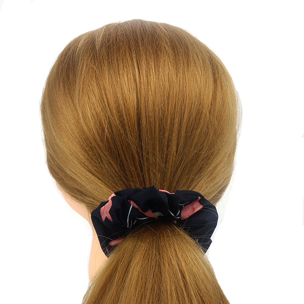 Accessoires pour cheveux, motif motif motif motif motif motif motif motif motif flamant rose, chouchou, queue de cheval, élastique pour cheveux,