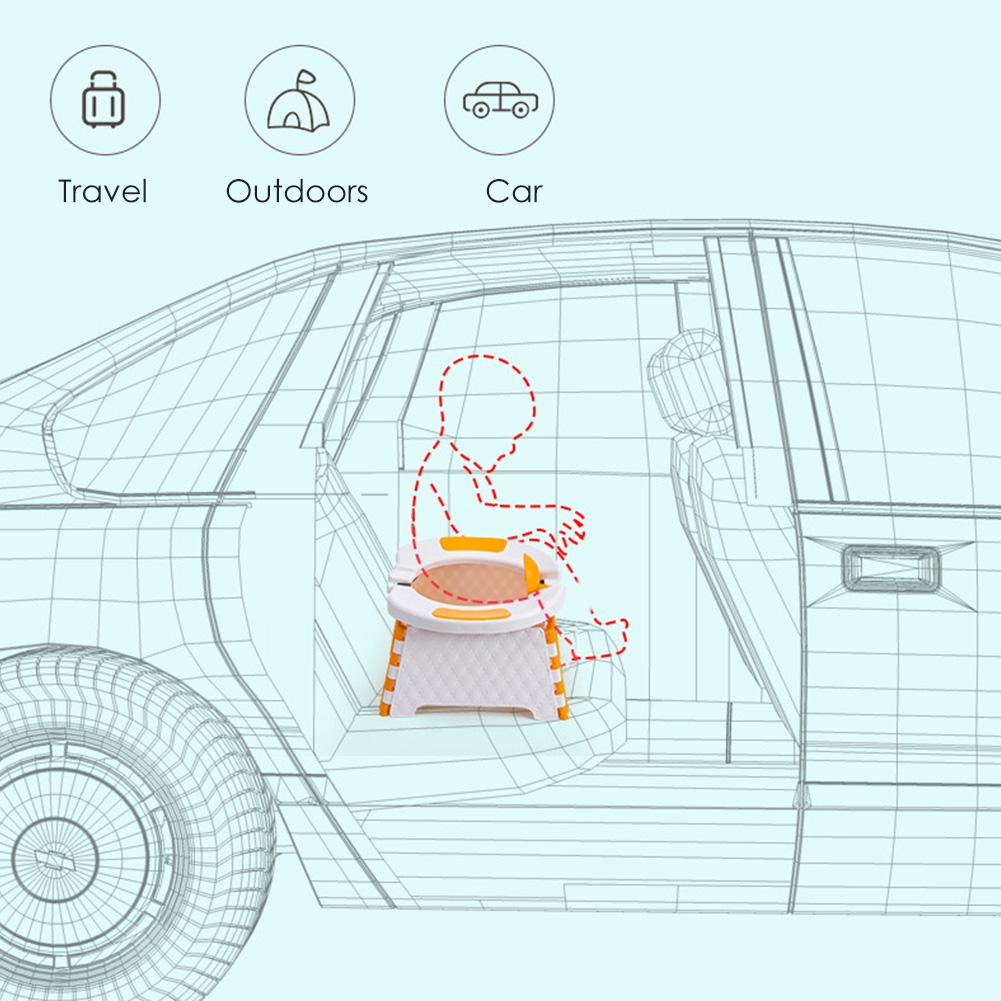 Baby Pot Portable Foldable Toilet Training Seat Pot for Kids Potty Training Seat Baby Toilet Bowl Pot Training Potty Toilet