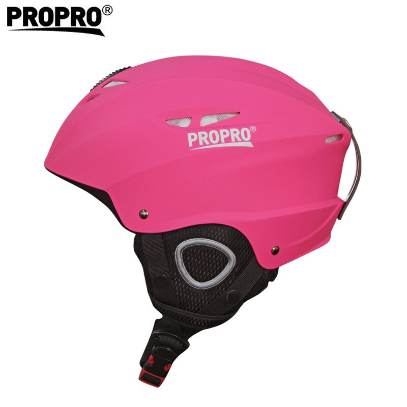 Skiën Helm Herfst Winter Volwassen En Kinderen Snowboard Skateboard Skiën Apparatuur Sneeuw Sport Safty Ski Helmen: Roze / XL(59-61)