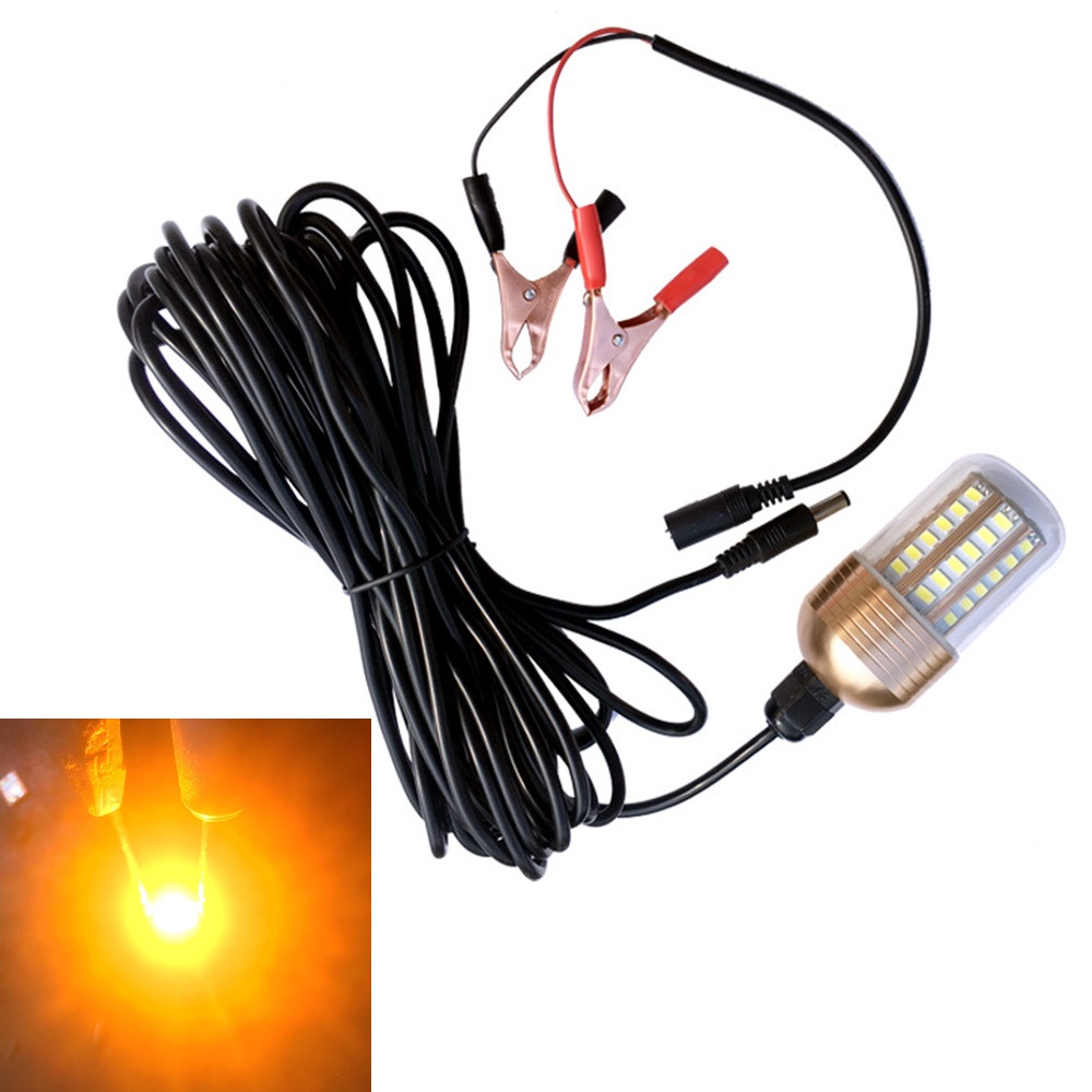 12V 30W/15W Vissen Licht Led Onderwater Vissen Licht IP68 2835 Lokt Vis Finder Lamp Trekt garnalen Inktvis Krill Groen Laopao: 30w / green