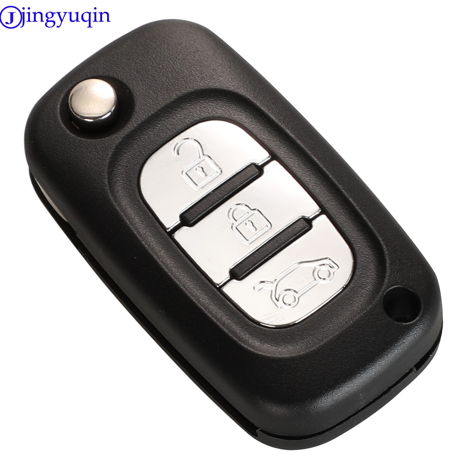 jingyuqin ASK FSK ID46 433MHZ pcf7961 Remote Key Case Shell Cover For Renault Clio 3 Megane 3 Kangoo Modus Folding Flid