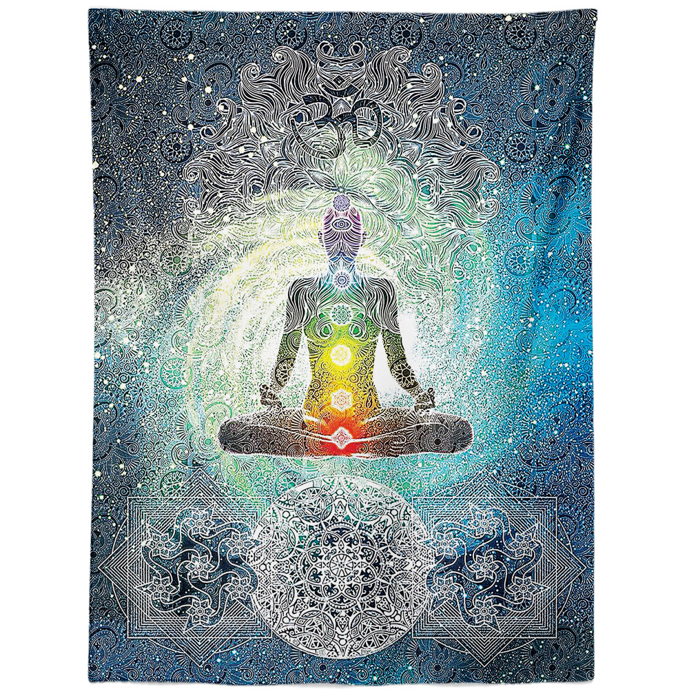 Chakra Bohemian Tapijt Muur Opknoping Wandtapijten Deken Decoratie Voor Thuis Muur Stof