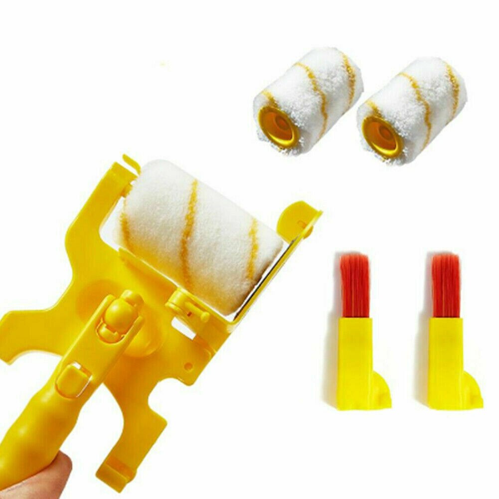 Wall Edge Clean-cut Brush Roller Paint Brush Set Multifunctional Clean-Cut Paint Edger Paint Rollers Tool: Default Title