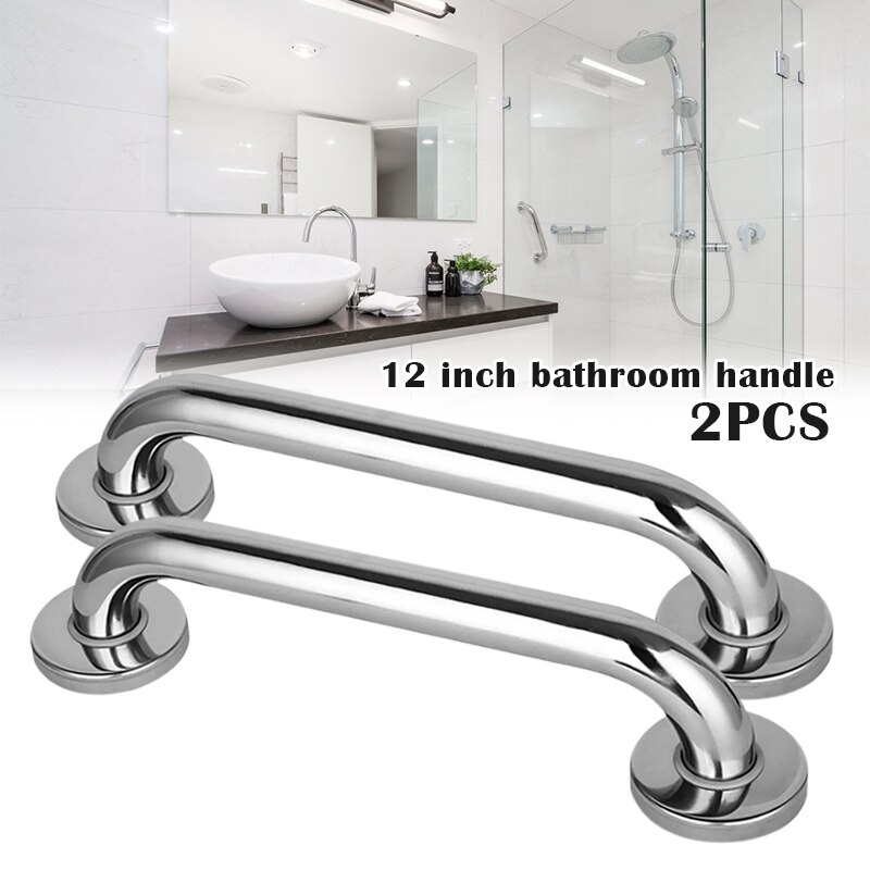 Shower Grab Bar Stainless Steel Bathroom Grab Bar Shower Handle Bath Handle Grab Bars for Bathroom S55: Default Title