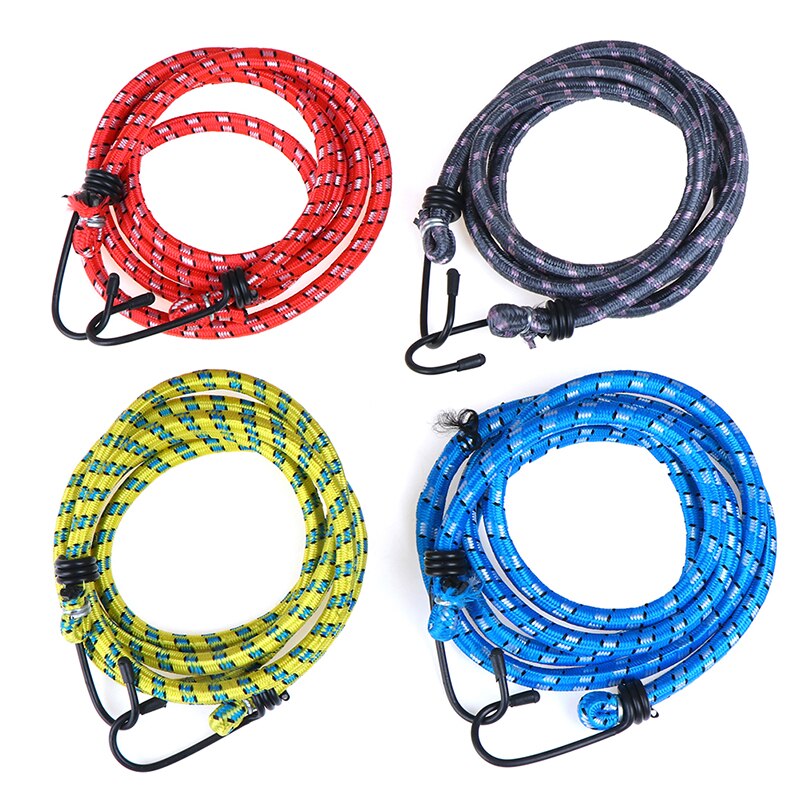 1pc 1.5m elastische bungee koordhaken merk fietsen touwbinder auto bagage dakdrager riemhaken fiets vastgebonden
