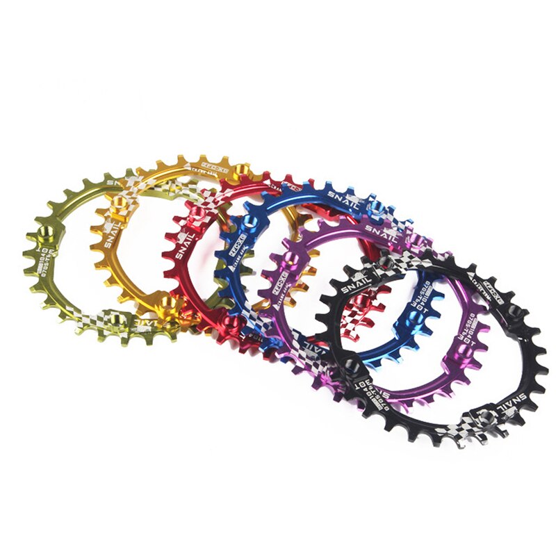 Deckas 104BCD Round Narrow Wide Chainring 30T Single Aluminum Alloy Chainwheel For Bicycle Road Mountain Bike MTB