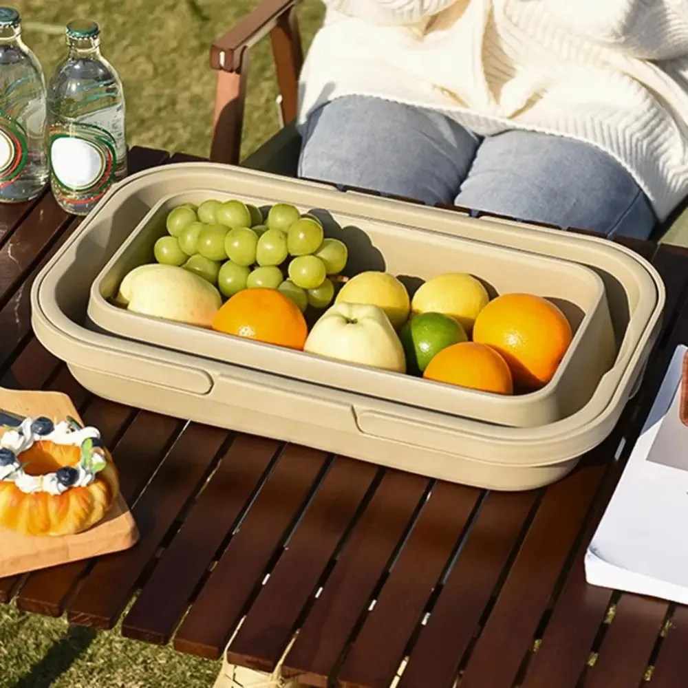 Picknick korb große Kapazität tragbare vielseitige faltbare wasserdichte Aufbewahrung lögesungen für Camping Ich bin Freien zu Hause Camping korb