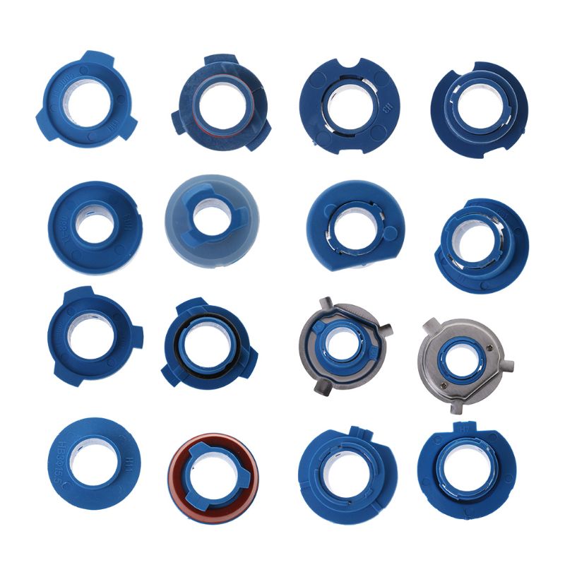 2 kpl ajoneuvon auton led-ajovalon polttimon pohjan sovittimen pidike 880/hb4/hb3/h11/h7/h4/h3/h1 auton halogeenivaloihin