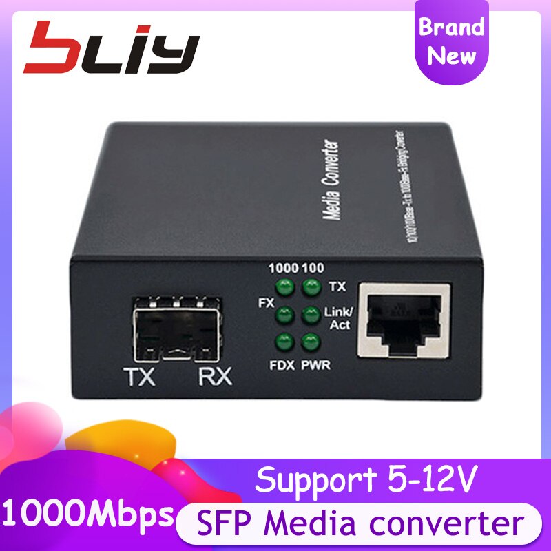 sfp media converter gigabit sfp fiber port to 1 rj45 UTP Ethernet fiber opticl switch with sfp slot gpon onu olt