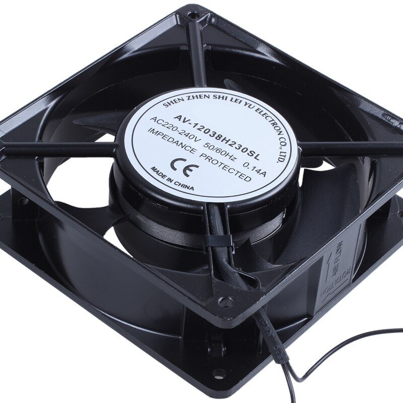 AC 220V-240V0.14A Brushless Cooler Cooling Fan 120mm X 120mm X38mm