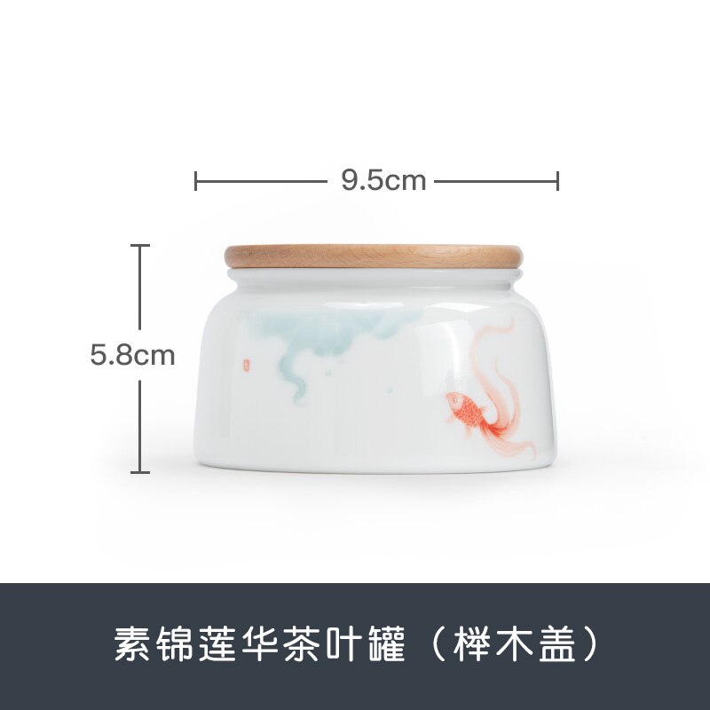 Bag Storage Box Tea Organizer Coffee Sugar Storage Jars Ceramic Container Coffee Suger Tea Storage Box Caja Para Te Tea Storage: Default Title