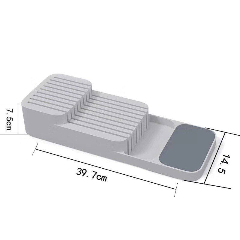 Séparateur d'ustensiles, plateau à tiroir de cuisine Compact
