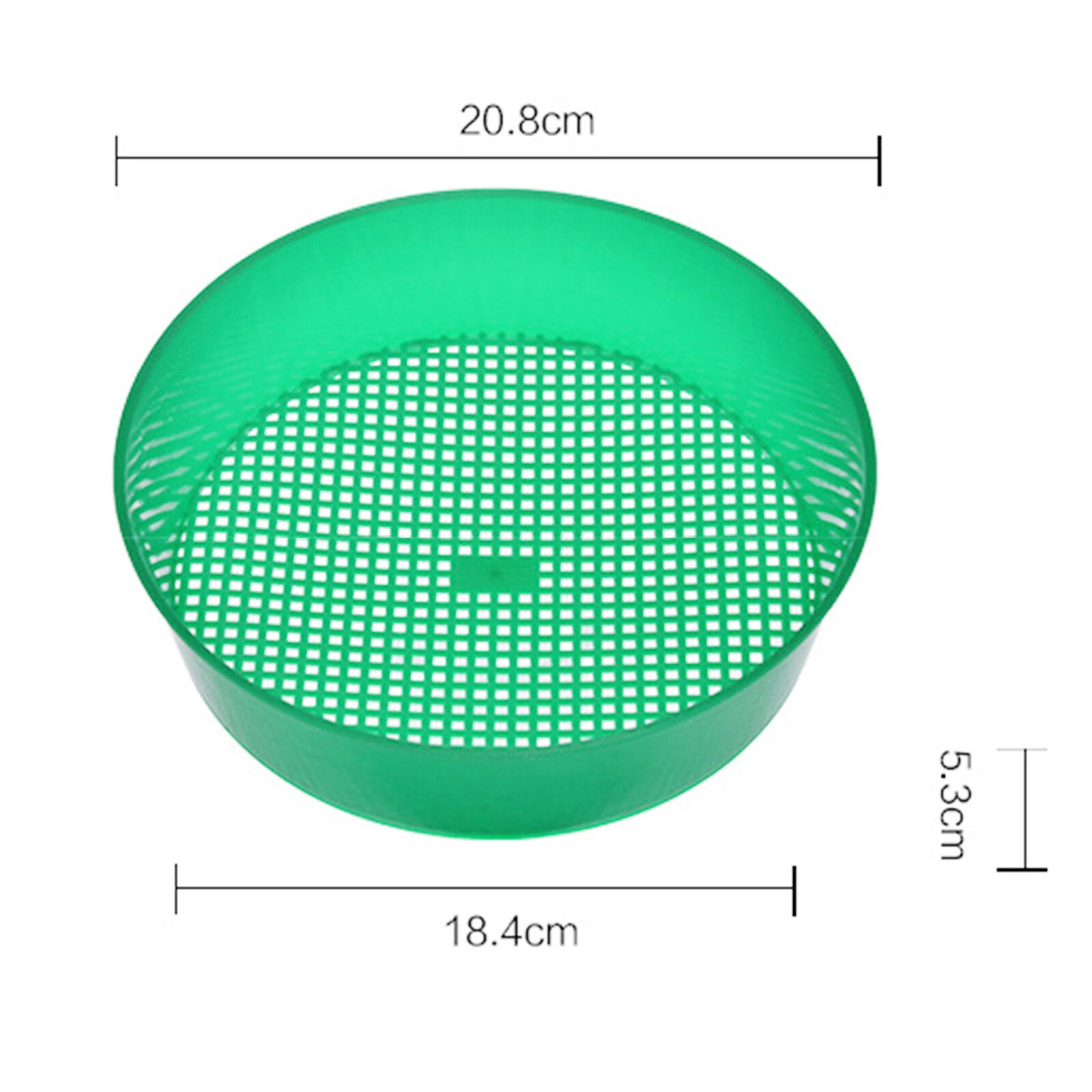 20.8x18.4x5.3cm Garden Sieve Riddle Riddler Sifter For Composts Soil Mesh Tool Gardening Tools L23