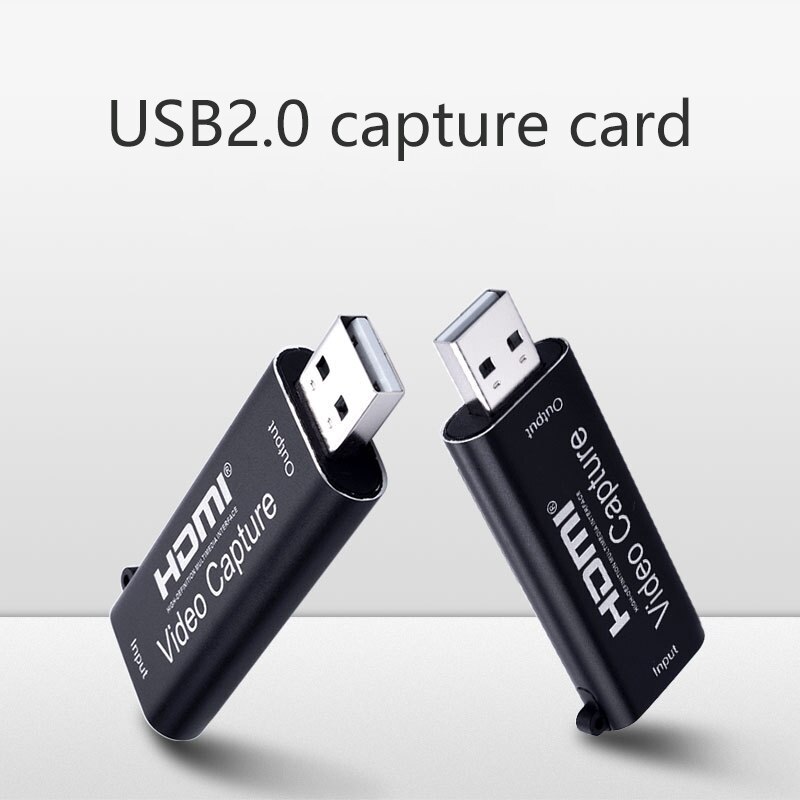 Hdmi video capture card 1080p usb video capture hdmi til usb 2.0 til spil live capture undervisning rekord