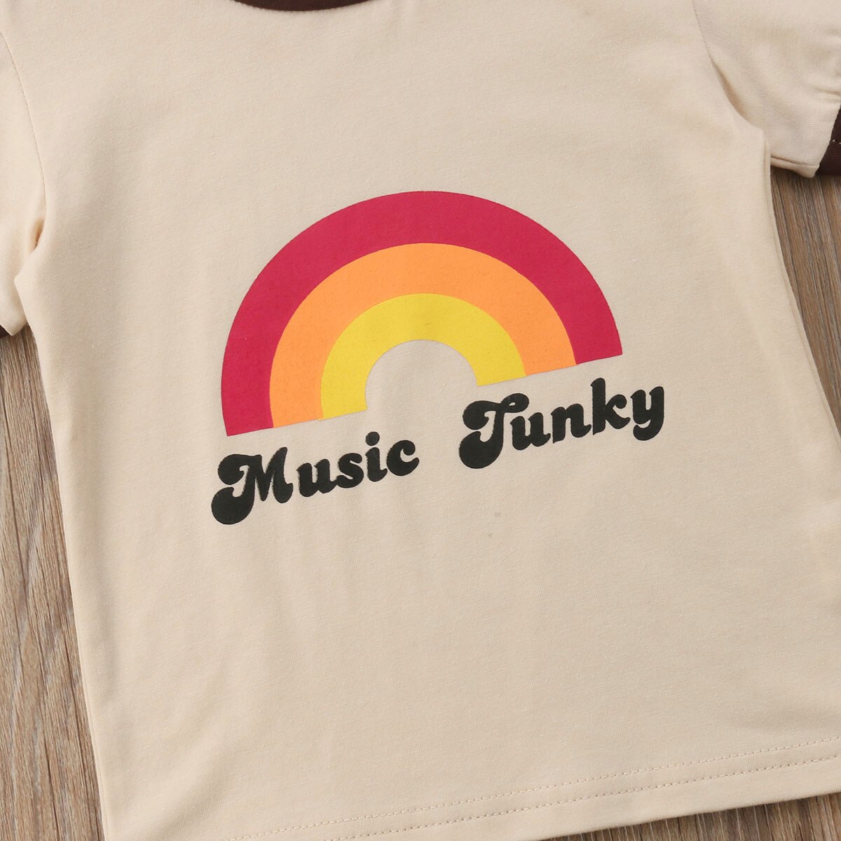 Baby zomerkleding kinderen baby jongens meisjes kleding korte mouwen t-shirt kind peuter regenboog topjes t-shirts 1-6t