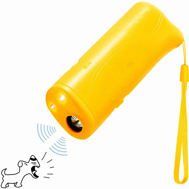 Ultralydshund repeller, hundetræningsudstyr med led flshlight - afskrækkende hund / træningsværktøj / stop gøen