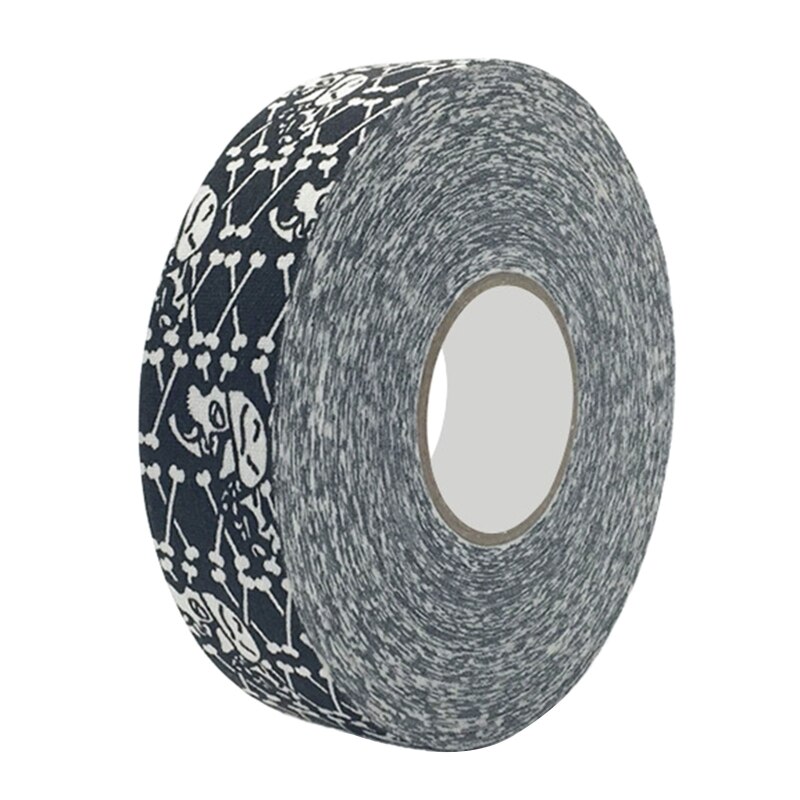 K1MB 1 Roll Hockey Tape Stick Anti-slip Ice Cloth Hockey Tape Self-Adhesive Hockey Stick Grip Wear-Resistant Hockey Grip Tape: Skeleton
