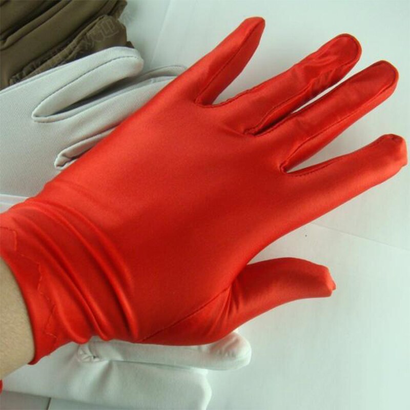 Women Protective Glooves Summer Gloves Men Women Spandex Gloves Ceremonial Gloves Smooth Stretch Solid Elbow Unisex