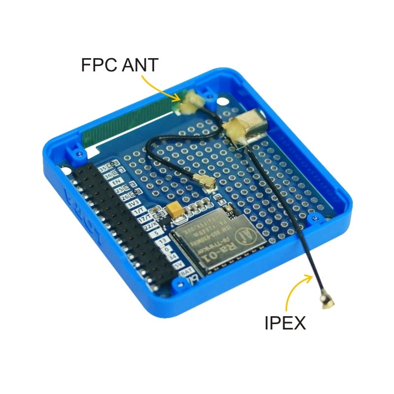 M5STACK 公式 lora モジュール 868 mhz 通信モジュールと Ra-01H プロトタイピングエリア spi 通信プロトコル