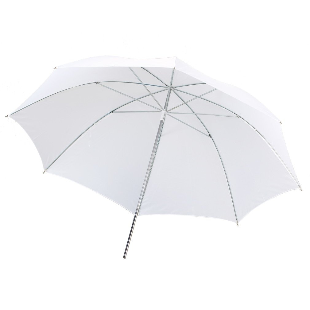 Lightweight 33in 83cm Pro Studio Photography Flash Translucent Soft Lambency Umbrella White Nylon Material Aluminum Shaft