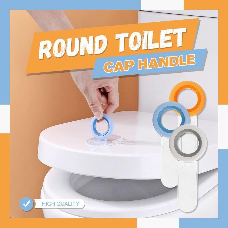 3 Stks/set Ronde Wc Cap Handvat Wc Cover Handvat Zelfklevende Toilet Seat Deksel Houder Anti-Vuile Wc deksel Lifter