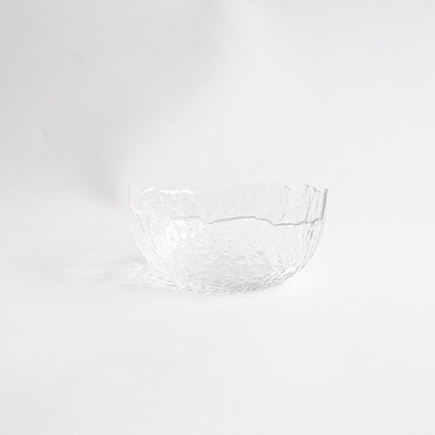 Green Code Irregular Glass Household Drawing Phnom Penh Glacier Fruit Salad Bowl Pyrex Fruit and Vegetable Plate