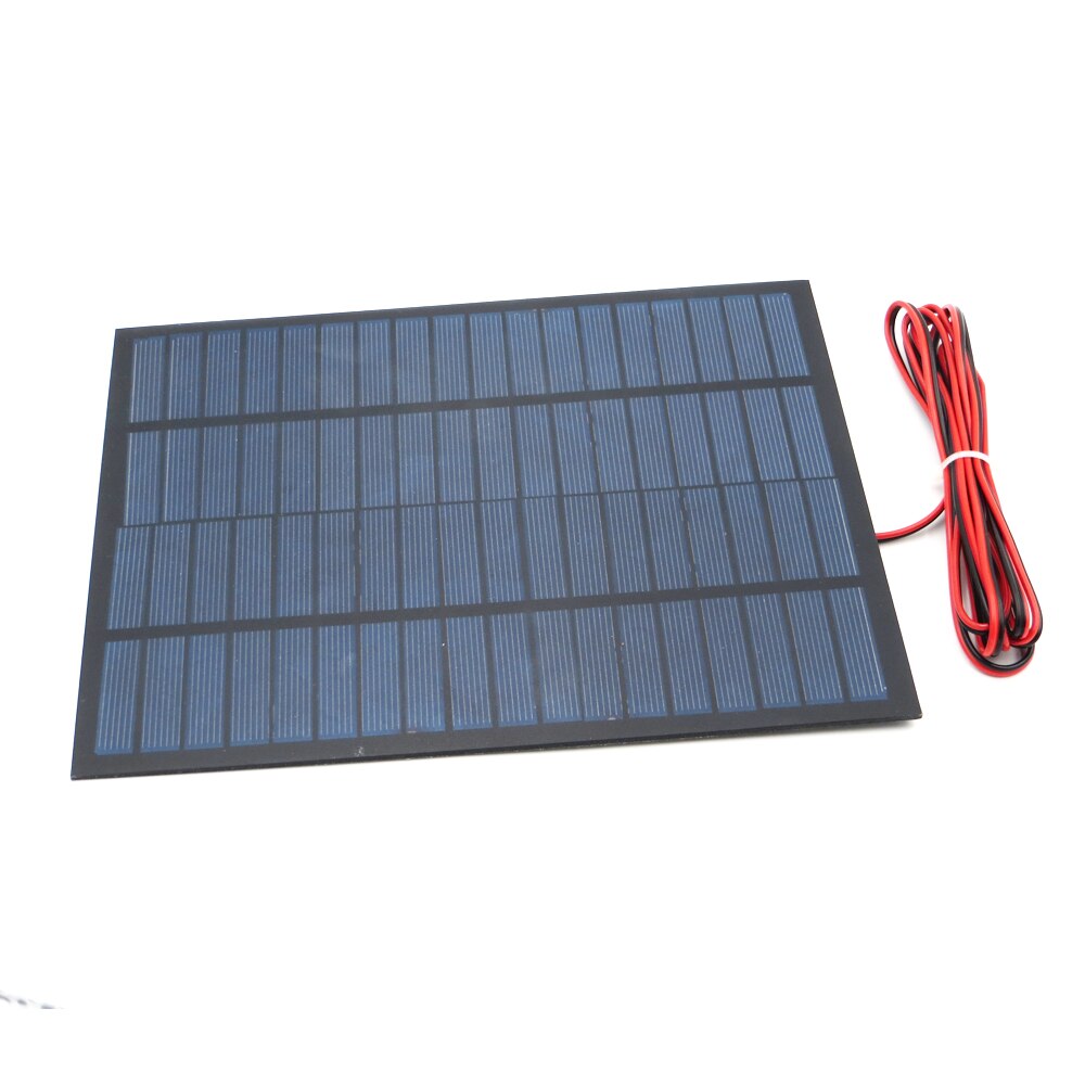 18 V 5 W extend wire Solar Panel Polycrystalline Silicon DIY Battery Charger Small Mini Solar Cell cable toy 18V 5W Volt Watt