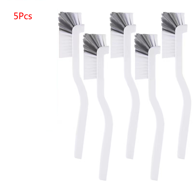 Nylon Borstel Aquarium Algen Reinigingsborstel Nylon Borstel Aquarium Gap Cleaner Aquarium Vlek Reinigingsgereedschap Accessoires 2/3/4/5pcs: GRIJS