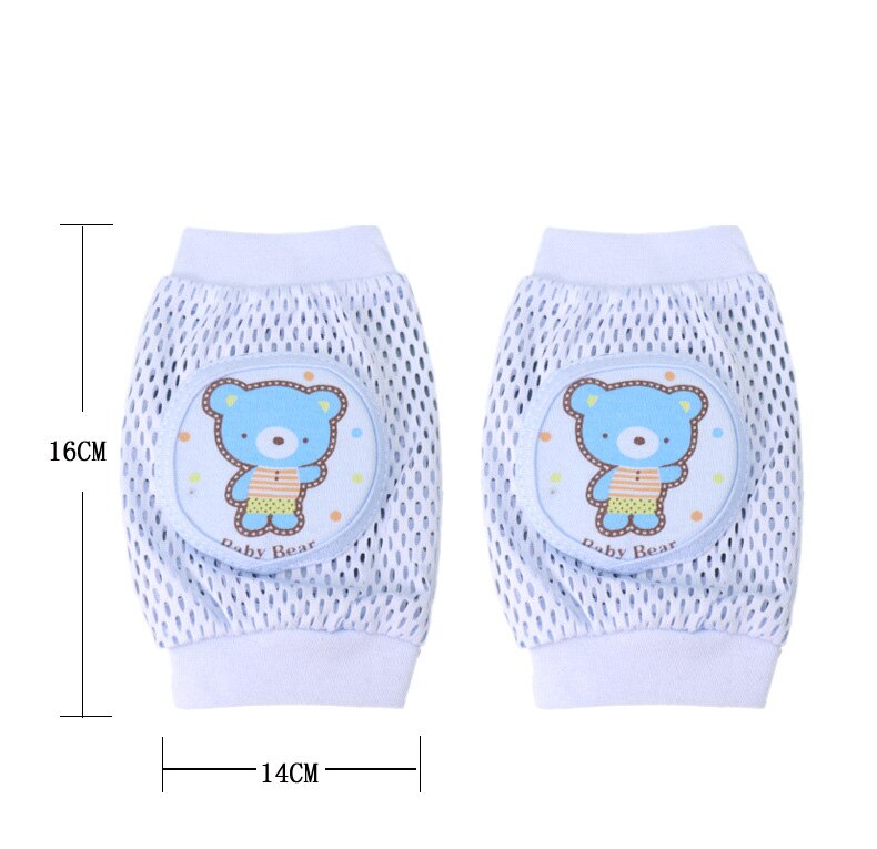 Bébé genou protecteur fille garçon coude ramper coussinets bambins bébé coussinets de sécurité maille respirant maille jambe garde genouillère pour les enfants
