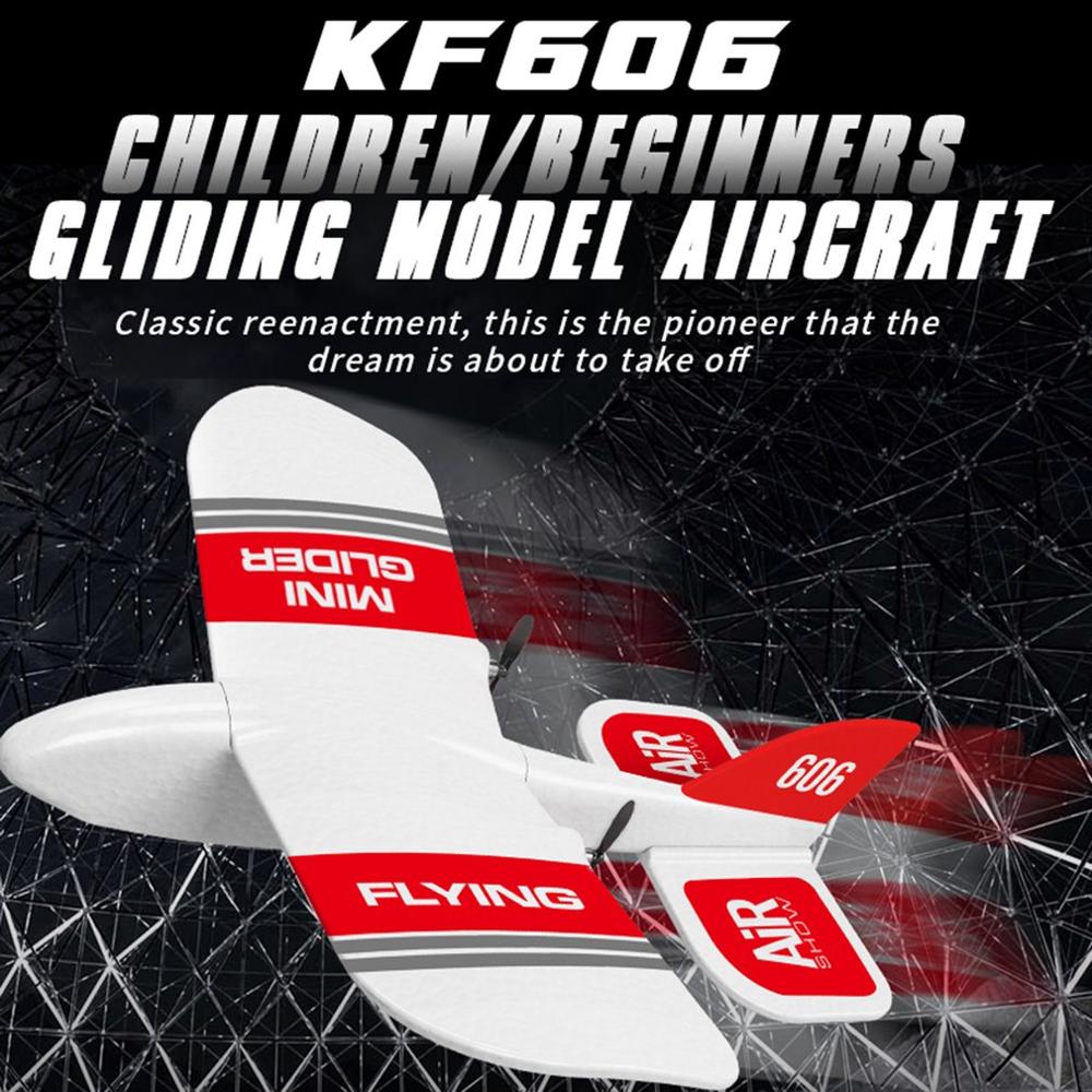 KF606 RC Airplane Flying Aircraft EPP Foam Glider Toy Airplane Rc 2.4Ghz 15 Minutes Fligt Time Foam Plane Toys For Kids