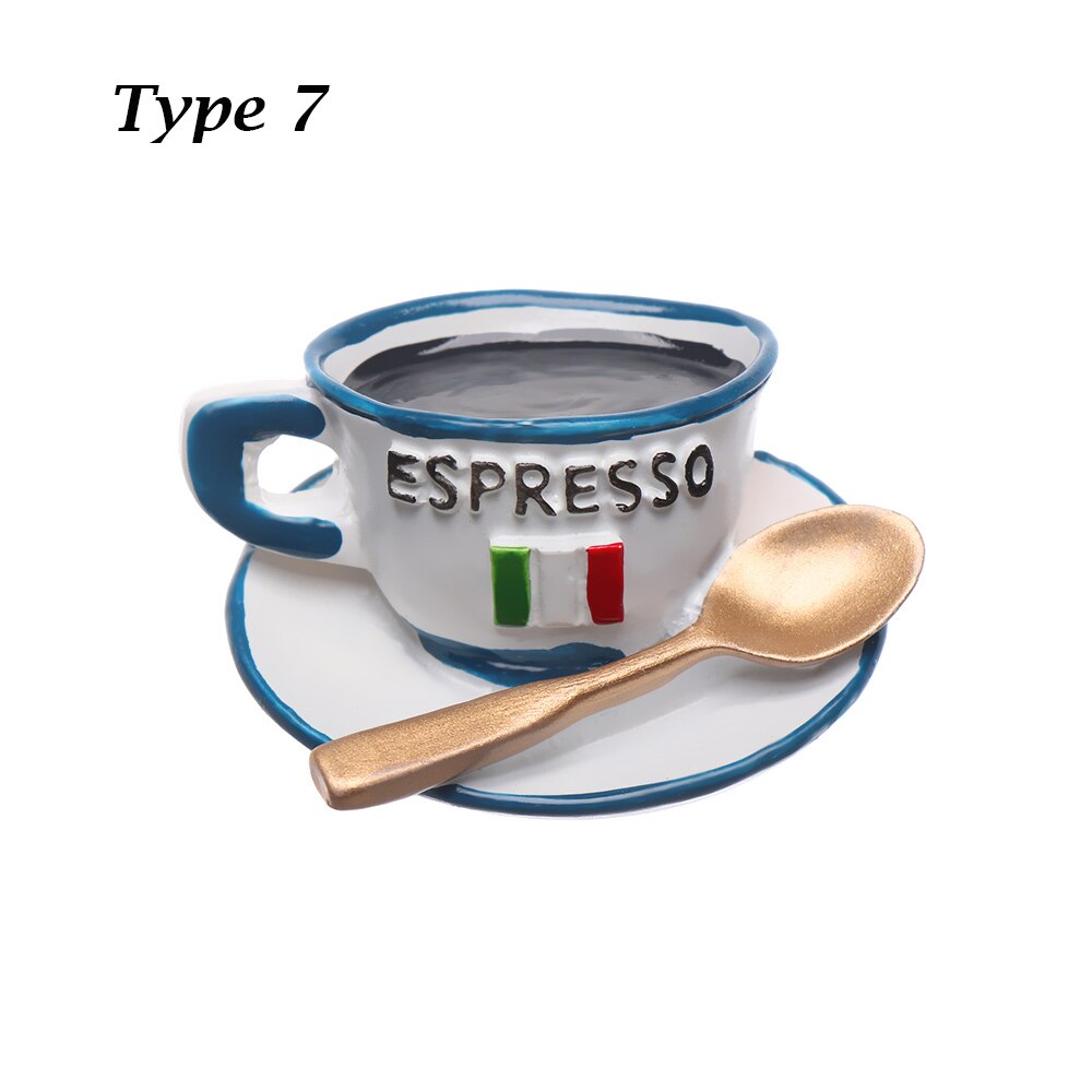 3D Resin Fridge Magnet Cartoon Food Shape Refrigerator Ornament Kitchen Tools White Board Accessories Home Decoration: 7