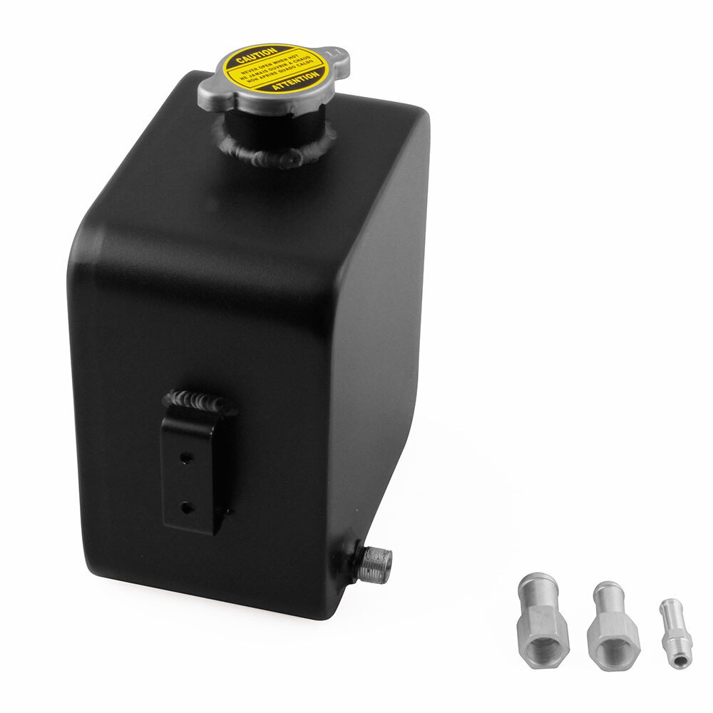 Tanque de agua para coche, subtanque, tetera de enfriamiento, piezas de modificación de coche 2.5L: Black