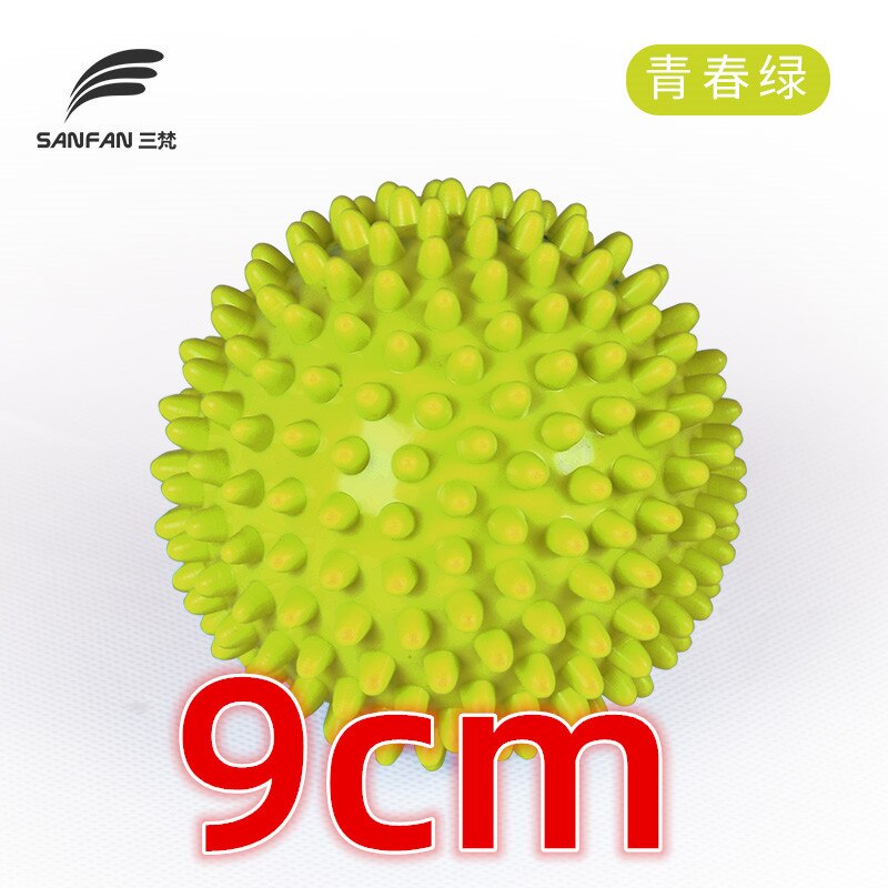 Massaggio Palla di Fitness EPP Mano Suole Hedgehog Sensoriale Portatile Fisioterapia Esercizio Muscolare Relax Trigger Point Terapia: 9cm Green