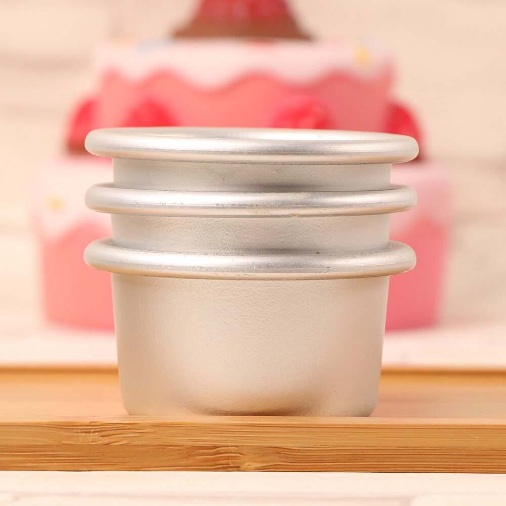 1pcs 2 Inch Baking Cake Mold Tin Round Cake Pan Baking Trays For Kitchen Cake Tool Deep Pan Tier Wedding Tools