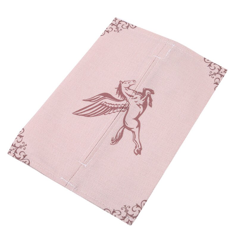 1PC Cotton and Linen Tissue Box Napkin Holder Decor Boxes Travel Car Portable Pouch Paper Cloth Bag