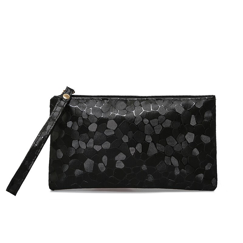 Doux portefeuille en cuir synthétique polyuréthane pour Huawei P30 P20 Pro Lite Honneur 20 Cas Sangle PU En Cuir Sac À Main pour iPhone XS Max XR 7 8 Plus X Couverture: Black