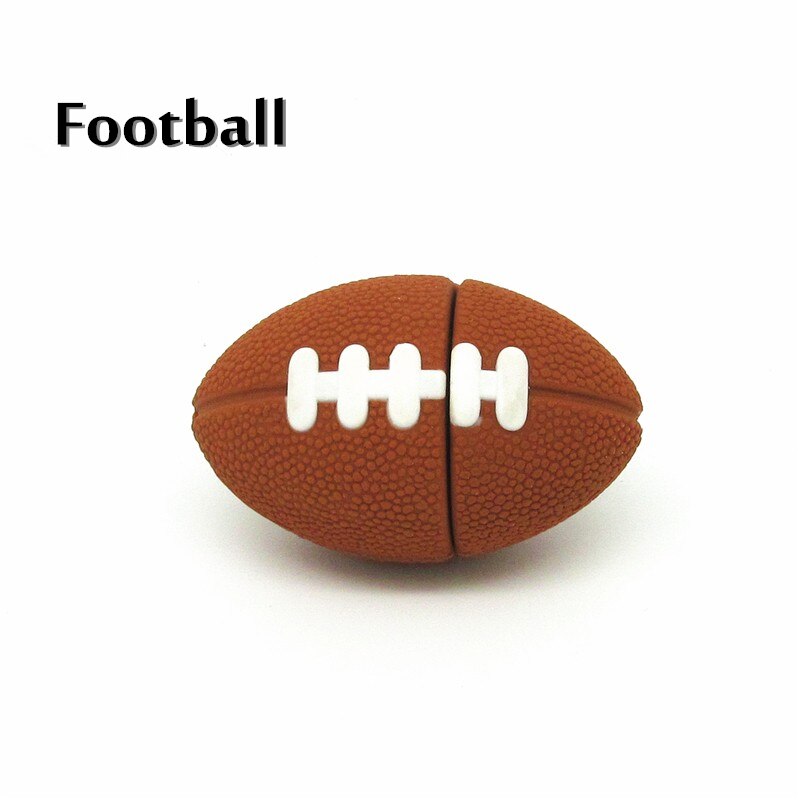 Cartoon sports ball USB Flash Drive football basketball tennis Pen Drive memory Stick usb 2.0 pendrive 4GB 8GB 16GB 32GB