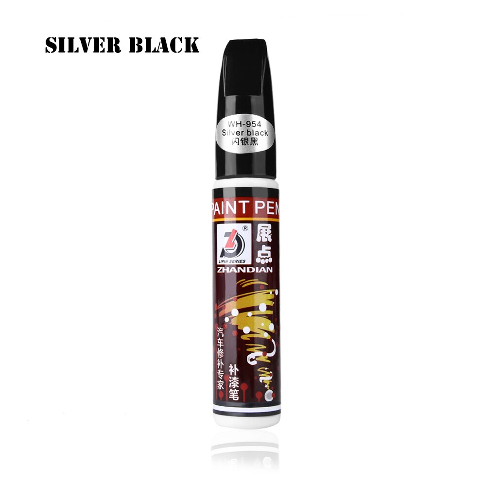 1PC samochodów Touch Up Pen naprawa zarysowań samochodowych Nick pisak do usuwania samochodów Auto Coat Scratch wyczyść naprawa marker z farbą Touch Up Remover: Silver Black