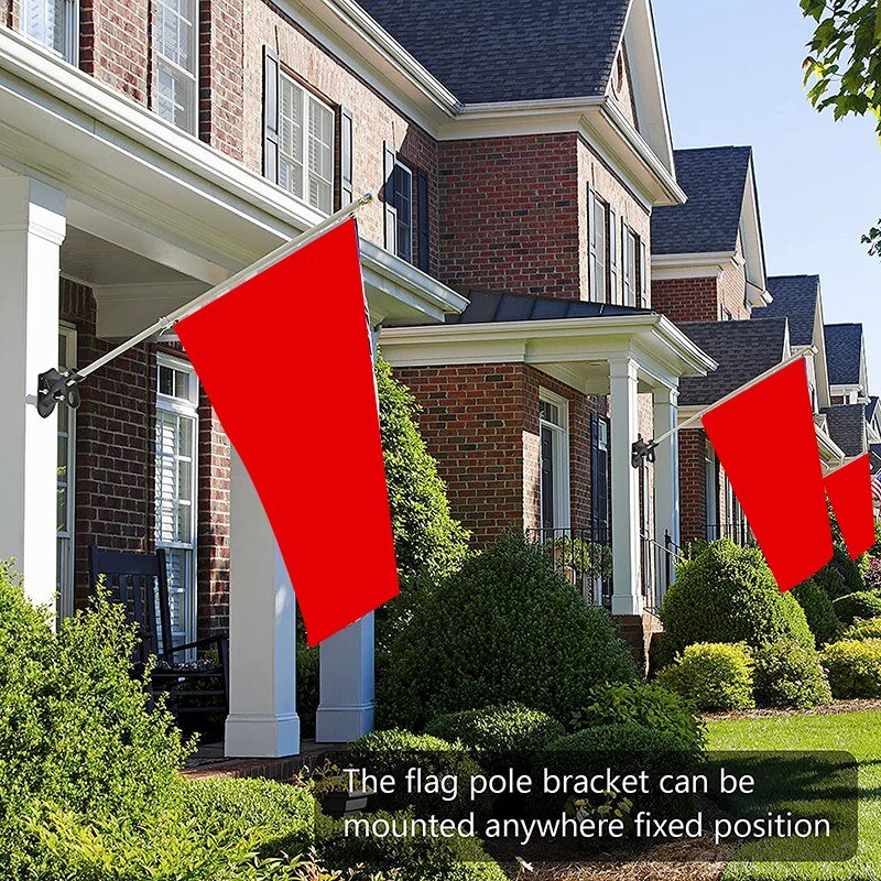Flag Pole Holder Bracket for House Outdoor,All Weather Flagpole Bracket,Heavy Duty Rust Proof Mount Hardware
