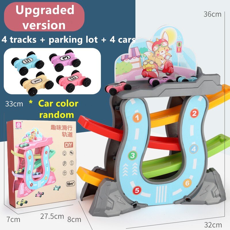 Rutsche Bord Spur Reibung Auto Spielzeug Fliegen Auto einstellen Slot Spur Spielzeug Jungen Mädchen Magie Rennen Autos Modell Für freundlicher