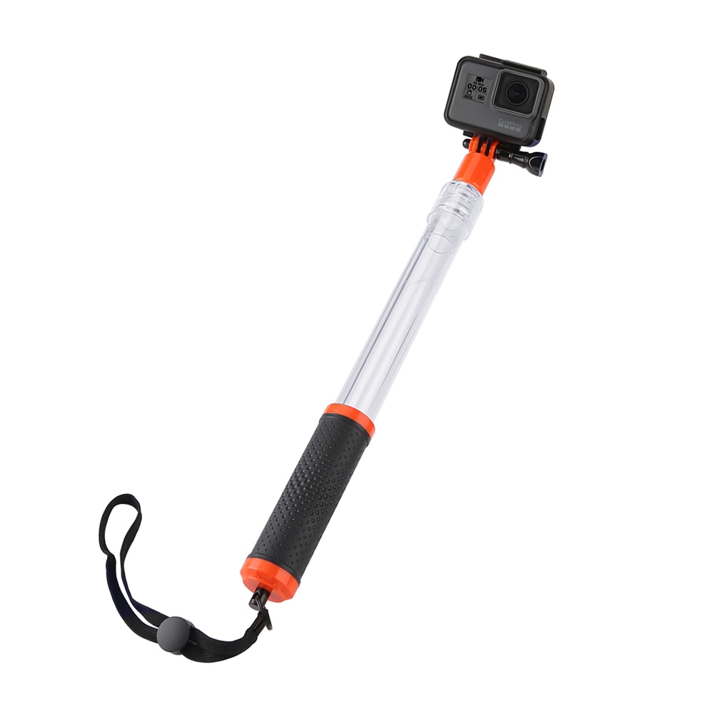 TELESIN-Palo de Selfie impermeable, monopié flotante transparente de mano para GoPro Hero 10, 9, 8, 7, 6, 5, 4, Osmo Action Insta360