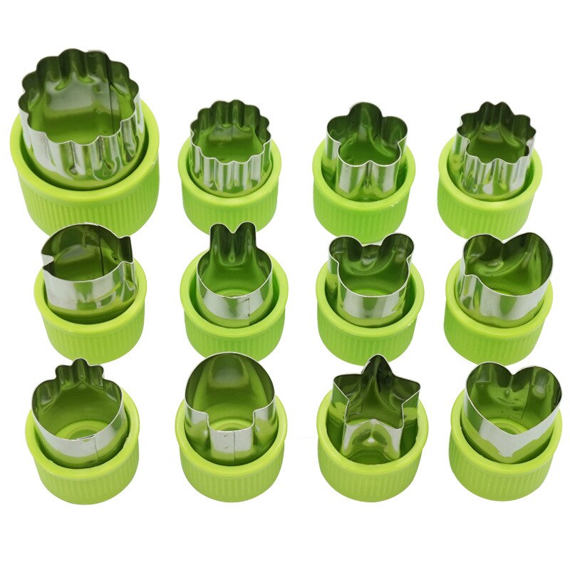 Cake Cutting Vegetable Fruit DIY Cutting Cutter Set Food Decor Cute Shaper Durable Kitchen Tool Cutter Mold Kitchen Gadgets